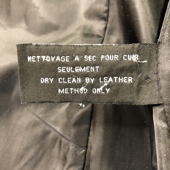 Size 8 Jessica Women’s Leather Jacket Button Up Mid Length Black Classic CN - Picture 6 of 16